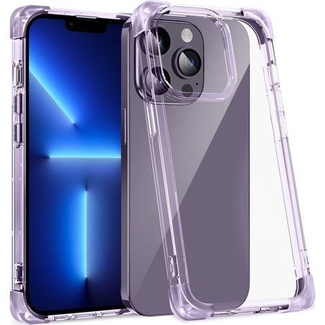 Custodia per iPhone 13 Pro, erbord CornerShield, viola (1/5)