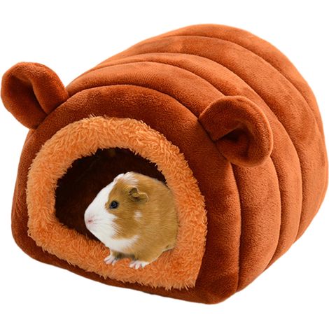 Cave - Lit Douillet Pour Hamster - Abri Chauffant Pour Cochon D Inde Et Hérisson - 17 x 17 x 15 cm - 1 Pièce (1/5)
