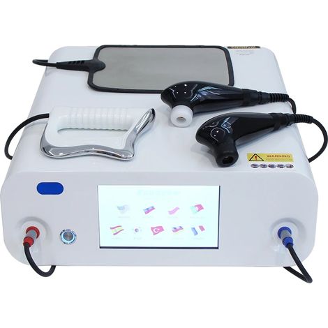 Dispositivo de terapia Tecar, frecuencia de 448 kHz, aplicación corporal, enchufe europeo. (1/2)