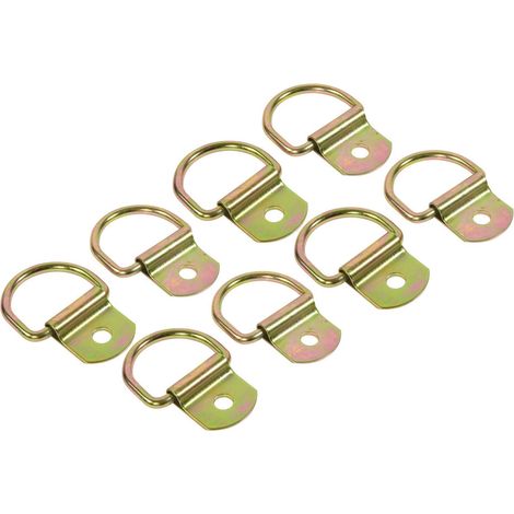 Lot de 8 anneaux d'arrimage mobiles