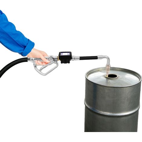 Ölfluidspenderpistole, Arbeitsdruck 45 BAR, Abmessungen 58 x 15 cm, Messgenauigkeit ± 0,3 %, Geeignet für Motoröl, Fünfstellige LCD-Anzeige (1/5)