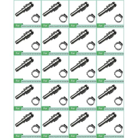 20 raccords de buse en acier inoxydable pour nettoyeurs à jet Kärcher Puzzi 8/1 10/1 100 200 300 - raccords de rechange (1/5)