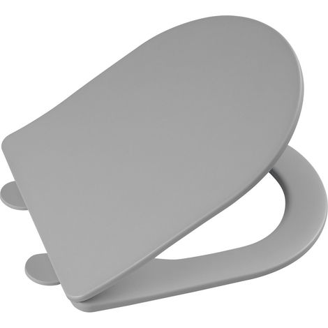 PACO Abattant WC, SLIM, Soft Close, Easy Take, gris mat (1/3)