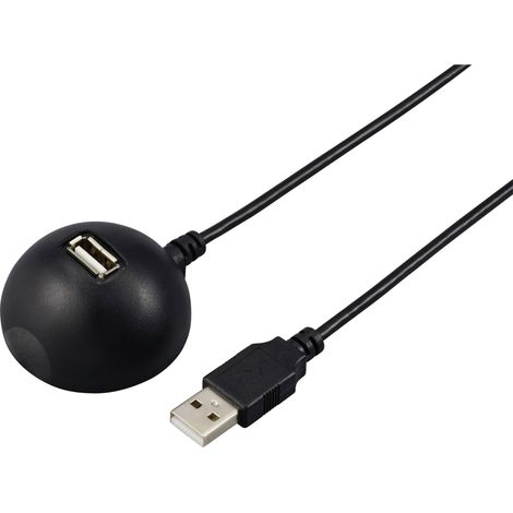 Renkforce Câble USB USB 2.0 USB-A mâle, USB-A femelle 1.50 m noir Station d'accueil RF-5720418 C875702 (1/3)