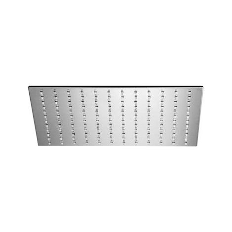 Rociador de ducha 200×200 mm en latón cromado - Alpi Metal slim
