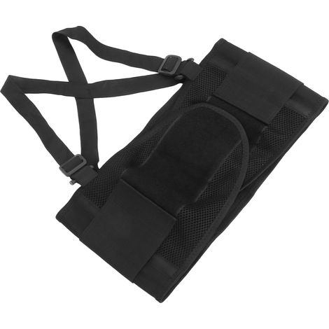 Ceinture de soutien lombaire respirante, soulagement des douleurs, fermeture auto-agrippante réglable, ceinture amincissante M (1/5)