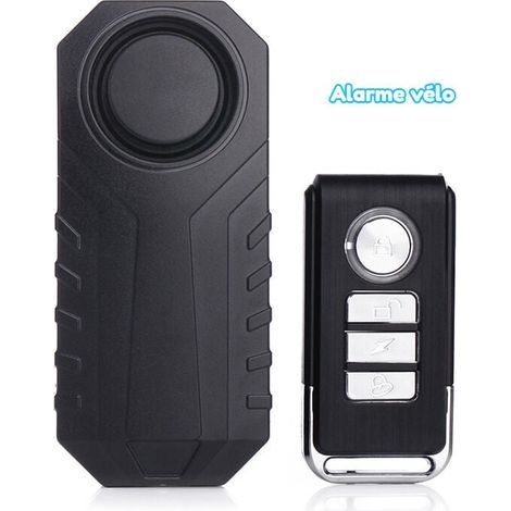 Alarme Antivol Vélo, Alarme Trottinette Moto – Alarme Scooter Vibration Sans Fil – pour Vélo, Quad, Moto,Trottinette, sac, bagage – Avec Télécommande et Capteur Vibrations – Antivol avec Sirène (1/5)