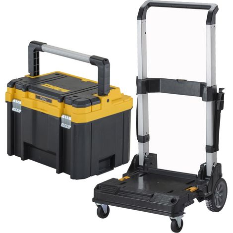 Dewalt DWST1-75774 Deep TSTAK Organiser Storage Box with Trolley (1/2)