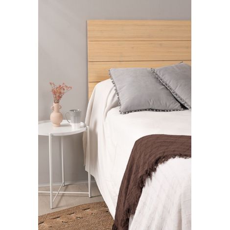 Muebles - Cabecero Lyna Madera para camas de 90 y 80 cm - Madera Natural (1/5)