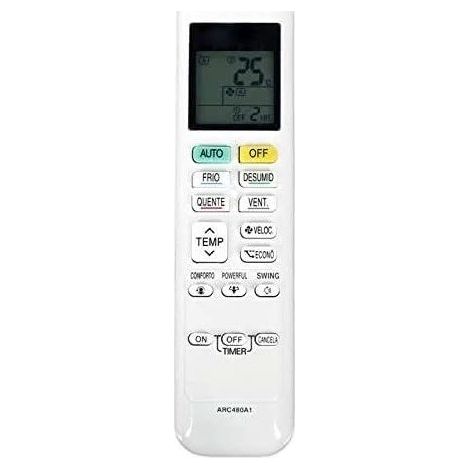 Bleosan – Télécommande de remplacement Daikin ARC480 – Compatible avec modèles ARC480A1 à ARC480A6 – Contrôle des fonctions d'air simplifié
