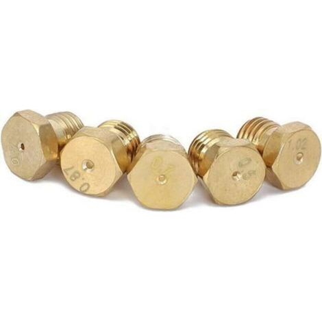Lot de 5 brûleurs à gaz naturel pour plaque de cuisson au gaz naturel GPL, jets, buses et injecteurs (1/5)