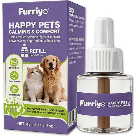 FURRIYO Nahrungsergänzungsmittel zur emotionalen Beruhigung für Katzen: Lindert Stress und beruhigt den Körper (1/5)
