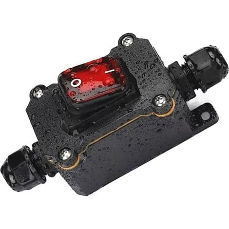 Inline Switch IP65 Waterproof 4 Pin 2 Position 250V 16A High Power Switch for Outdoor/Garden Use Electrical Appliances (1/5)