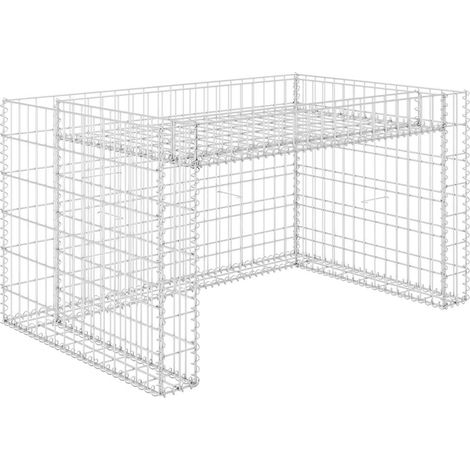 Garage tondeuse à gazon lit surélevé 110x80x60 cm Fil en acier (1/5)