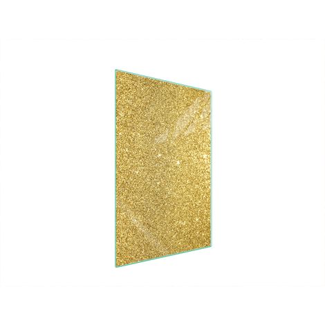 Glasschneidebrett 35x52 Gold