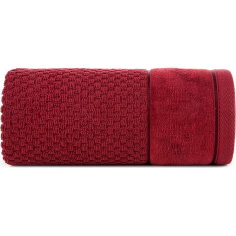 Asciugamano Frida 70x140 spugna bordeaux 500g/m2 Eurofirany (1/5)