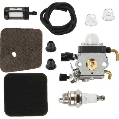 Kit de carburateur FC55 renforcé neuf, filtre à air et filtre à carburant inclus pour taille-haie Stihl FS310.-AquaForge