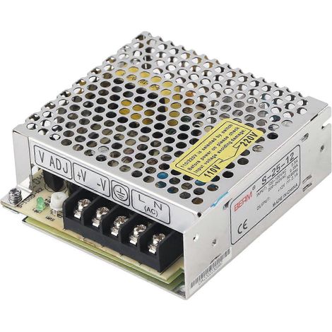 Gleichstrom-Schaltnetzteil mit Gehäuse aus Aluminiumlegierung, elektronische Bauteile zur Spannungswandlung 110 V/220 V