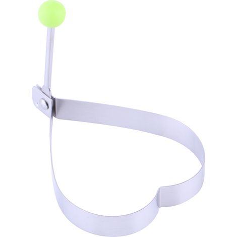 Moule à œuf au plat en acier inoxydable, anneaux pour œufs et emporte-pièce à pancake, 2 pièces (1/5)