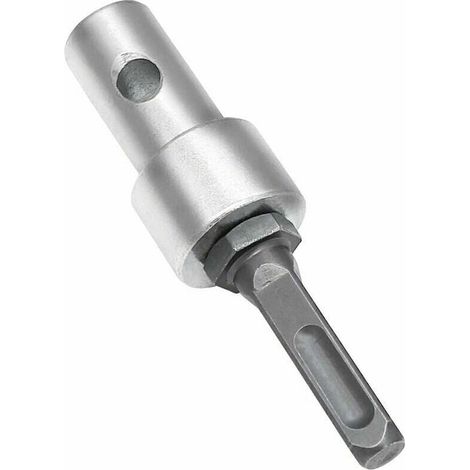 Adaptateur de perceuse à tarière de jardin, SDS Plus à filetage 1/2" (M13 x 15 mm) adaptateur de mandrin de perceuse sans clé tige ronde pour tournevis à percussion, perceuse à percussion (1/5)
