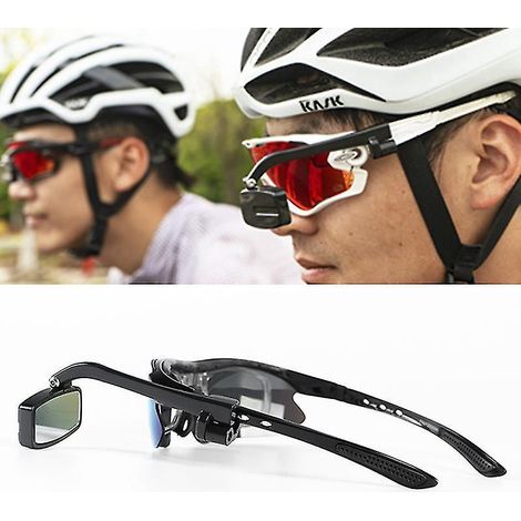 Lunettes de cyclisme avec rétroviseur réglable pour vélo (1/5)