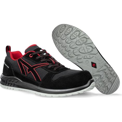 Basket de sécurité basses sans métal Albatros CLIFTON LOW S3 SRC Noir / Rouge 45 (1/5)