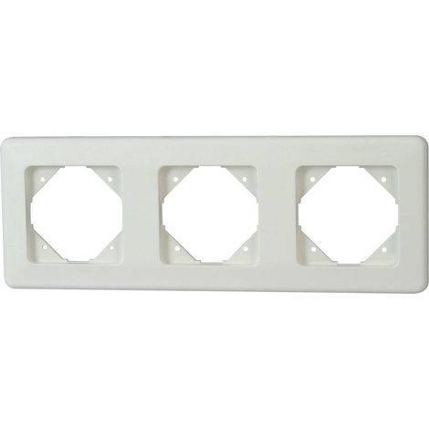 Kopp 3 scomparti Telaio di copertura Europa Bianco artico, Opaco 303313087 1 pz. (1/4)