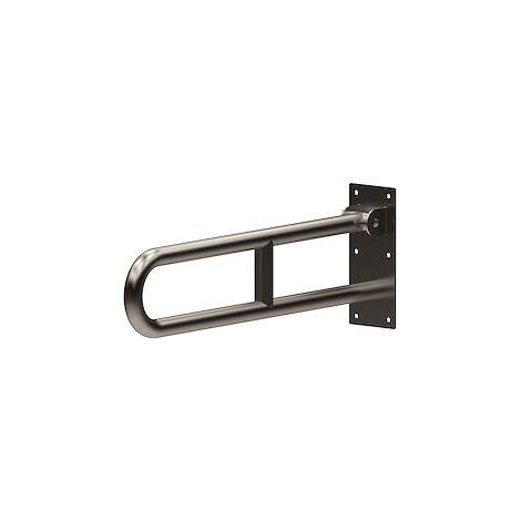 Barre relevable sans béquille d=32 650 mm inox brossé