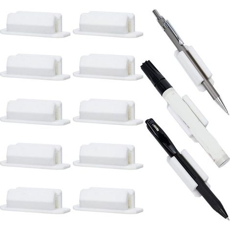Set di 10 portapenne, portapenne autoadesivi, vassoi portapenne, scatola portapenne per riporre le penne (1/5)
