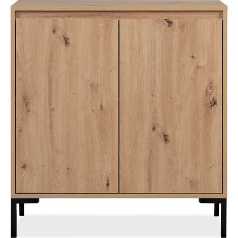 CALICOSY - Buffet 2 Portes 1 Étagère L81 cm - PLOCK (1/7)