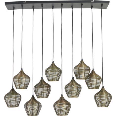 Light & Living - lámpara colgante - Alvaro - dorado - metal - (1/4)