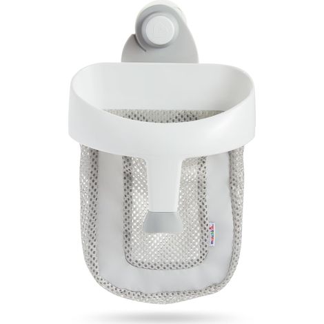 Munchkin Super Scoop Baby Bath Toy Storage Basket & Net Removable Wall Hanging Bath Tidy Baby Bath Caddy & Bath Organiser Rack Shower Bath Toy Holder Bathroom Toy Net with Suction Cup & Handle (1/5)
