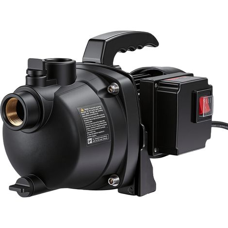 Mophorn Bomba de chorro de PP para pozos poco profundos 800 W 230 V, caudal máximo de 3700 L/h, altura de succión de 8 m, protección térmica, voltaje estándar europeo (1/5)