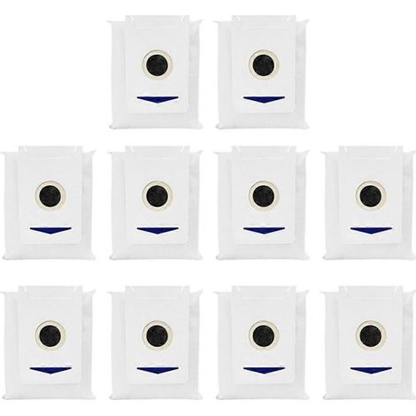 Pack of 10 replacement dust bags compatible with the Deebot T30 PRO OMNI robot vacuum cleaner. - AquaForge (1/5)