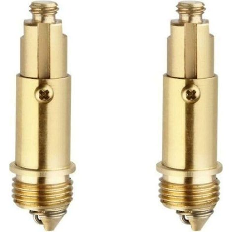 Lot de 3 boulons de vidange de rechange, mécanisme à ressort facile pour vidange du noyau, bouchon de lavabo, pièces de rechange, bouchon de salle de bain, convient à la plupart des bouchons (1/5)