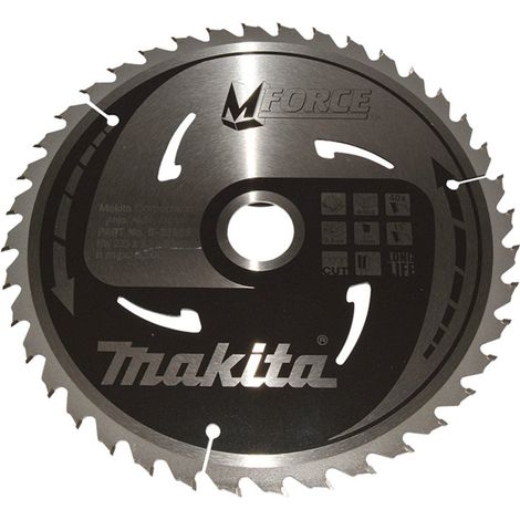 Makita Kreissägeblatt M-FORCE 235 mm, 24 Zähne, 1,6 mm, Holz (1/2)