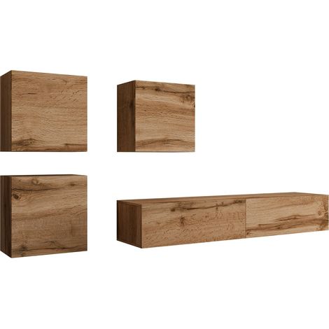 Conjunto de salón Vilrin IV, Roble wotan