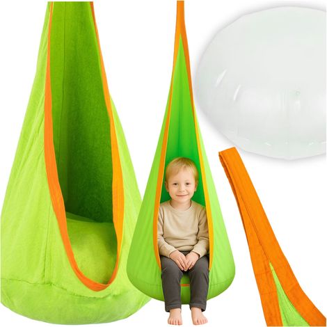 Schaukelstuhl, Kokon, Hängeschaukel, Montessori-Zelt fürs Kinderzimmer (1/5)