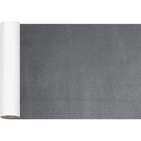 (Gris foncé) Rouleau de tissu suédé auto-adhésif 30x140cm, adapté au rembourrage de meubles et à la réparation de canapés. (1/4)
