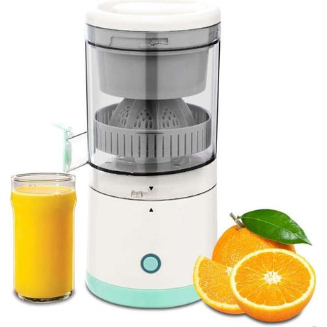 1 unité Presse-agrumes électrique, sans fil rechargeable USB, multifonctionnel pour oranges et fruits tendres, idéal cuisine, camping, pique-nique