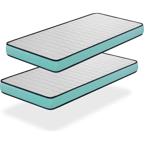 2X Matratzen CONFORT PRO 80x160 -H2- Hohe 14 cm Super weiche Polsterung - jugendlich - ideal für Nest-Betten