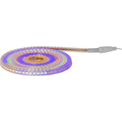 Bunter Lichtschlauch ,Flat SMD LED', flach, 480 LEDs, Netzbetrieb, outdoor, 5 Meter (1/4)