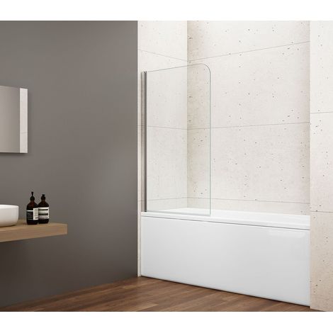 Pare-baignoire LORO 650 mm, verre transparent (1/3)