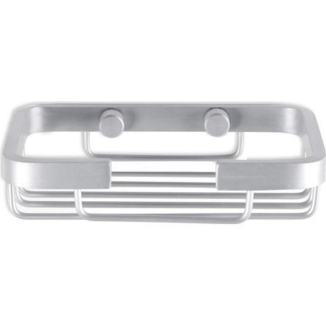 Étagère Salle de Bain Aluminium Rectangulaire, Matériau Durable (1/2)