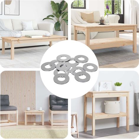 Unterlegscheiben 11842 pcs Silber Eisen