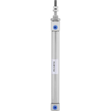Stainless Steel 10mm Bore 75mm Stroke Single Rod Double Acting Mini Pneumatic Air Cylinder (1/5)
