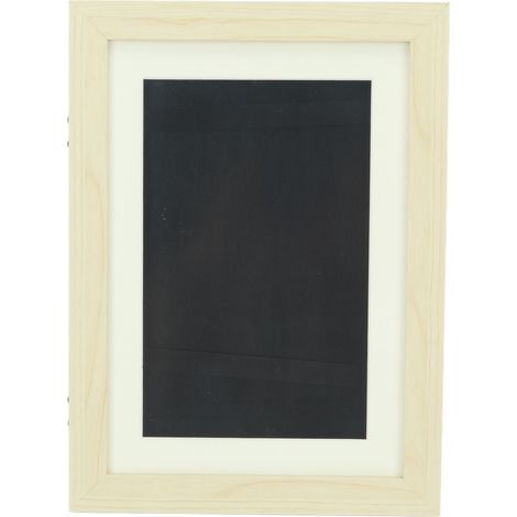 Cadre photo magnétique pour enfants, en bois composite, ouverture frontale, pour dessins et loisirs créatifs. (1/5)
