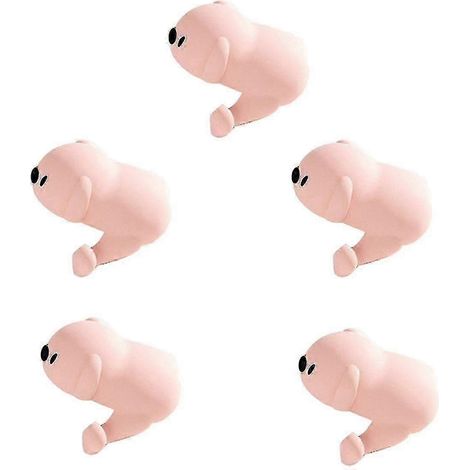 Coin de table de sécurité, protection d'angle de table en silicone en forme d'animal, motif dessin animé, anti-collision, protection d'angle pour enfants -d-GHUL (1/5)