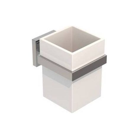 PORTA SPAZZOLINI MOD. TREND Misura: Nero Opaco cm 8xh.11x10,9