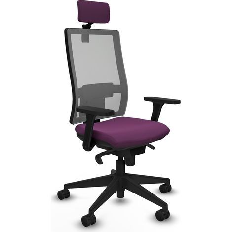 Silla de oficina piqueras y crespo Horna negro malla 65 mm (1/5)